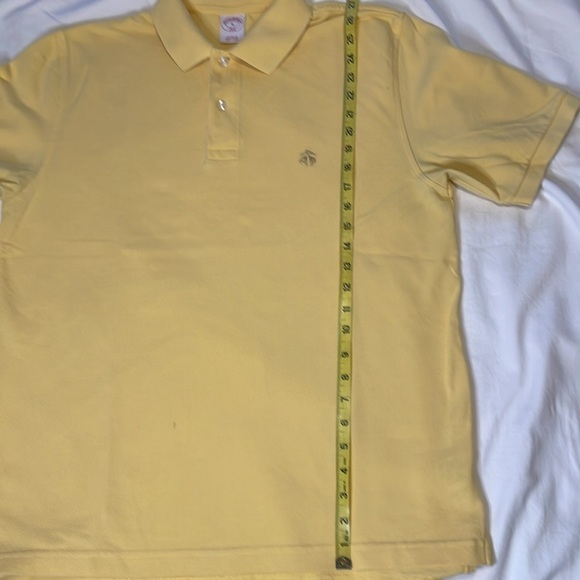 Brooks Brothers 346 Men’s Yellow 2 Button Cotton Polo Size M - Picture 10 of 11